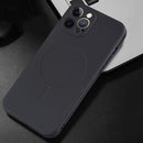 Liquid Silicone Full Coverage Shockproof Magsafe Case For iPhone 13 Pro(Black)