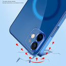 For iPhone 13 mini Classic Electroplating Shockproof Magsafe Case (Blue)