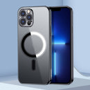 Classic Electroplating Shockproof Magsafe Case For iPhone 13 Pro Max(Black)