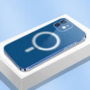 Classic Electroplating Shockproof Magsafe Case For iPhone 12 Pro(Transparent)