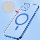 Classic Electroplating Shockproof Magsafe Case For iPhone 12 Pro(Transparent)