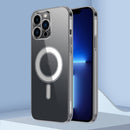 Classic Electroplating Shockproof Magsafe Case For iPhone 12 Pro Max(Transparent)