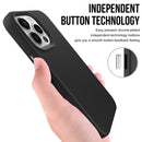 Triangle Armor Texture TPU + PC Case For iPhone 13 Pro(Black)