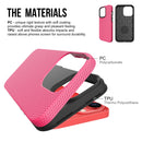 Triangle Armor Texture TPU + PC Case For iPhone 13 Pro(Pink)