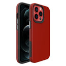 Triangle Armor Texture TPU + PC Case For iPhone 13 Pro(Red)