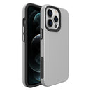 Triangle Armor Texture TPU + PC Case For iPhone 13 Pro(Silver)