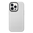 Triangle Armor Texture TPU + PC Case For iPhone 13 Pro(Silver)