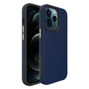 Triangle Armor Texture TPU + PC Case For iPhone 13 Pro Max(Navy Blue)
