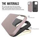 Triangle Armor Texture TPU + PC Case For iPhone 13 Pro Max (Rose Gold)