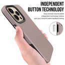 Triangle Armor Texture TPU + PC Case For iPhone 13 Pro Max (Rose Gold)