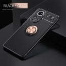 For Huawei Nova 9 Metal Ring Holder 360 Degree Rotating TPU Case(Black Gold)
