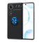 For Huawei Nova 9 Metal Ring Holder 360 Degree Rotating TPU Case(Black Blue)