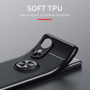 For Huawei Nova 9 Metal Ring Holder 360 Degree Rotating TPU Case(Black)