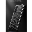 For Samsung Galaxy Z Fold3 5G Crocodile Texture Leather Folding Protective Case(Blue)