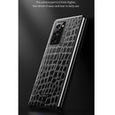 For Samsung Galaxy Z Fold2 5G Crocodile Texture Leather Folding Protective Case(Blue)