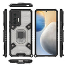 For vivo X70 Space PC+TPU Shockproof Case with Ring Holder(Grey)