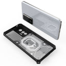 For vivo X70 Space PC+TPU Shockproof Case with Ring Holder(Grey)