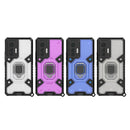For vivo X70 Space PC+TPU Shockproof Case with Ring Holder(Grey)
