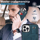 Crazy Horse Texture Shockproof TPU + PU Leather Case with Card Slot & Wrist Strap Holder For iPhone 12 / 12 Pro(Sapphire Blue)