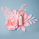 10 in 1 Creative Paper Cutting Shooting Props Tree Leaves Papercut Jewelry Cosmetics Background Photo Photography Props(White)