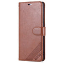 For vivo X70 AZNS Sheepskin Texture Horizontal Flip Leather Case with Holder & Card Slots & Wallet(Brown)