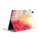 Watercolor Pattern Skin Feel Magnetic Horizontal Flip PU Leather Tablet Case with Holder & Card Slots & Photo Frame For iPad mini 6(Spring Cherry)
