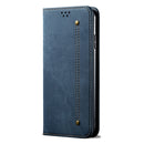 For Huawei Honor 20 Denim Texture Casual Style Horizontal Flip Leather Case with Holder & Card Slots & Wallet(Blue)