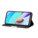 For Xiaomi Redmi 10 Litchi Texture Horizontal Flip Leather Case with Holder & Card Slots(Black)