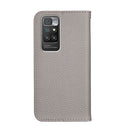 For Xiaomi Redmi 10 Litchi Texture Horizontal Flip Leather Case with Holder & Card Slots(Grey)