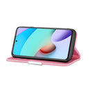 For Xiaomi Redmi 10 Litchi Texture Horizontal Flip Leather Case with Holder & Card Slots(Pink)