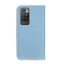 For Xiaomi Redmi 10 Litchi Texture Horizontal Flip Leather Case with Holder & Card Slots(Blue)