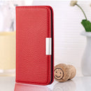 For Xiaomi Redmi 10 Litchi Texture Horizontal Flip Leather Case with Holder & Card Slots(Red)