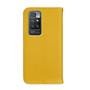 For Xiaomi Redmi 10 Litchi Texture Horizontal Flip Leather Case with Holder & Card Slots(Yellow)