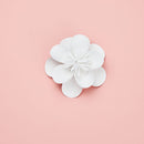 Peach Blossom Creative Paper Cutting Shooting Props Flowers Papercut Jewelry Cosmetics Background Photo Photography Props(White)