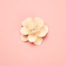 Peach Blossom Creative Paper Cutting Shooting Props Flowers Papercut Jewelry Cosmetics Background Photo Photography Props(Champagne)