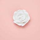 Rose Creative Paper Cutting Shooting Props Flowers Papercut Jewelry Cosmetics Background Photo Photography Props(White)