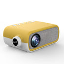 YG280 1920x1080P Portable Home Theater Mini LED HD Digital Projector, US Plug(Yellow)