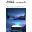 YG280 1920x1080P Portable Home Theater Mini LED HD Digital Projector, US Plug(Black)