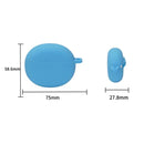 For OPPO Enco Air Anti-fall Wireless Earphone Silicone Protective Case with Hook(Sky Blue)