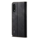 For Xiaomi Mi CC9 / Mi 9 Lite Denim Texture Casual Style Horizontal Flip Leather Case with Holder & Card Slots & Wallet(Black)