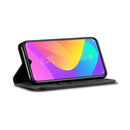 For Xiaomi Mi CC9 / Mi 9 Lite Denim Texture Casual Style Horizontal Flip Leather Case with Holder & Card Slots & Wallet(Black)