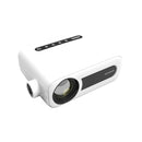 YG330 1920x1080P Portable Home Theater Mobile Phone Wireless Same Screen Mini LED HD Digital Projector, EU Plug(White)
