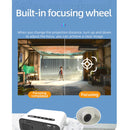 YG330 1920x1080P Portable Home Theater Mobile Phone Wireless Same Screen Mini LED HD Digital Projector, EU Plug(White)