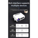 YG330 1920x1080P Portable Home Theater Mobile Phone Wireless Same Screen Mini LED HD Digital Projector, UK Plug(White)