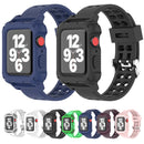 Glacier Transparent Jelly Strap Watch Band For Apple Watch Series 6 & SE & 5 & 4 40mm(Transparent Green)