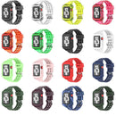 Glacier Transparent Jelly Strap Watch Band For Apple Watch Series 6 & SE & 5 & 4 44mm(Transparent Green)