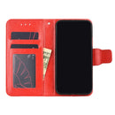 For Doogee X96 Pro Crystal Texture Horizontal Flip Leather Case with Holder & Card Slots & Wallet(Red)