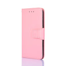 For Doogee X96 Pro Crystal Texture Horizontal Flip Leather Case with Holder & Card Slots & Wallet(Pink)