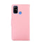 For Doogee X96 Pro Crystal Texture Horizontal Flip Leather Case with Holder & Card Slots & Wallet(Pink)
