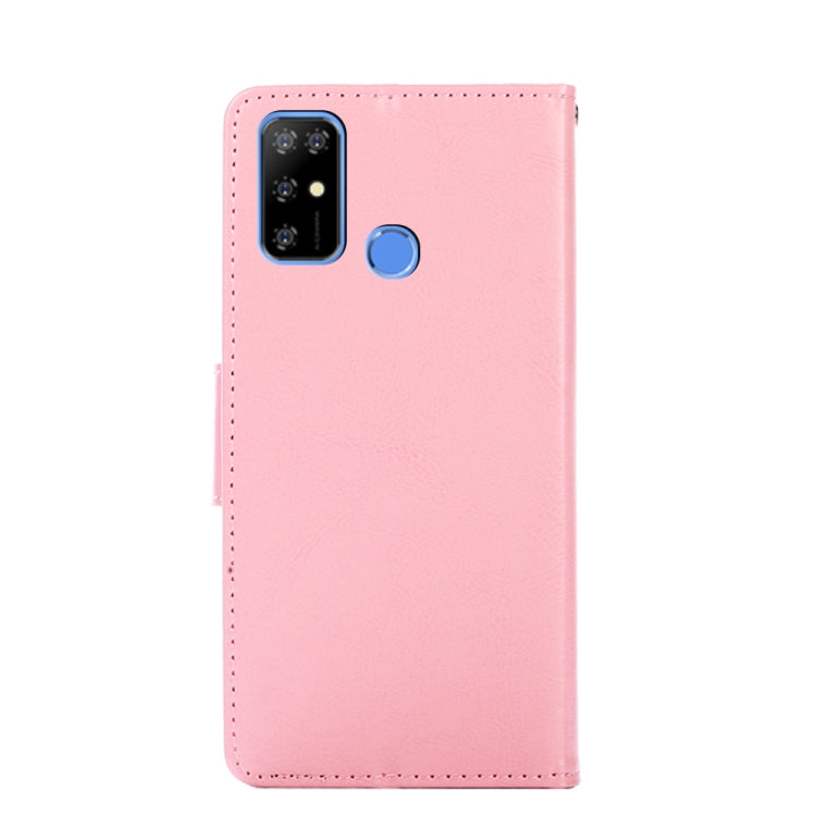 For Doogee X96 Pro Crystal Texture Horizontal Flip Leather Case with Holder & Card Slots & Wallet(Pink)